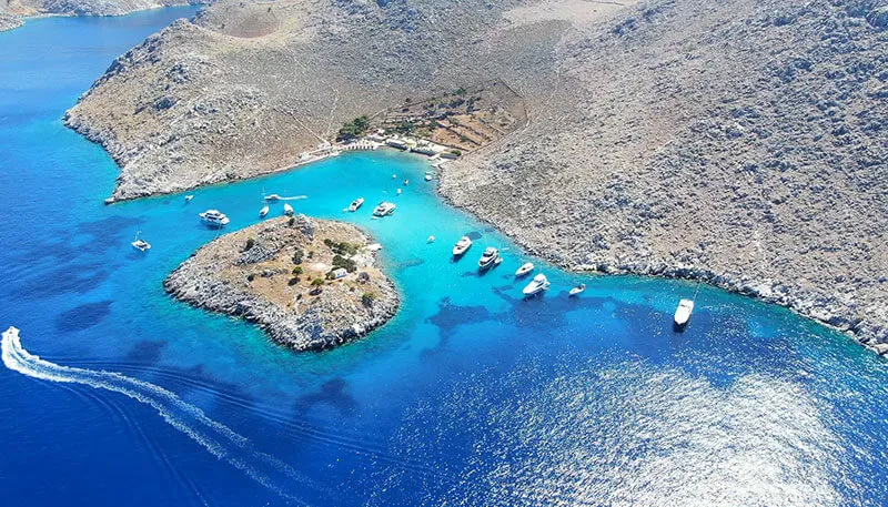 Agia Marina Beach, Symi